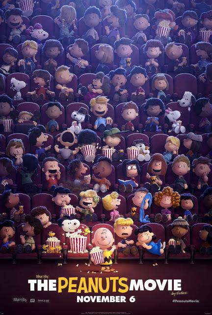 LOS PERSONAJES DE “CARLITOS Y SNOOPY: LA PELÍCULA DE PEANUTS” SE REUNEN EN EL CINE EN UN NUEVO Y CHULÍSIMO PÓSTER