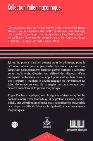 Exclusif Roger Dachez. Nouvelles sources américaines concernant la régularité et reconnaissance.