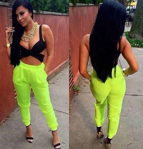 PANTALÓN CAPRI Y LA MODA NEÓN