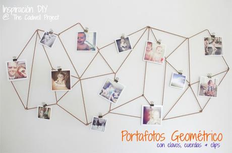 INSPIRACIÓN DIY: PORTAFOTOS GEOMÉTRICO