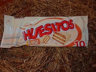 Huesitos, chocolate Blanco