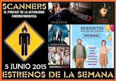 Estrenos de la Semana 5 de Junio de 2015 por el Podcast Scanners