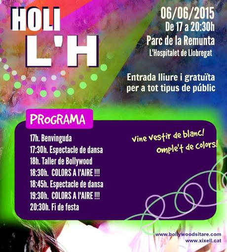 Holi L'H, el Festival de colores Holi en Hospitalet de llobregat