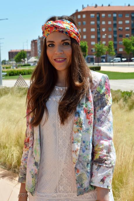 Floral turban