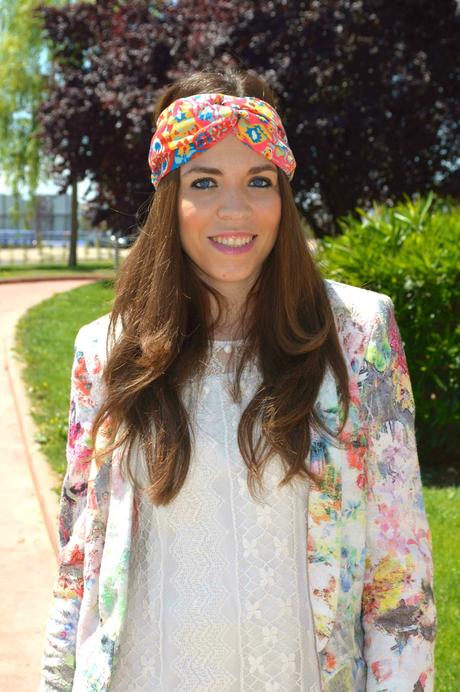 Floral turban