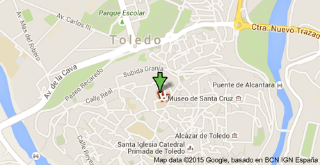 Map of Plaza Sta Clara, 45002 Toledo