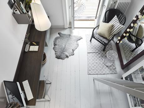 Sobriedad y diseño en un apartamento.