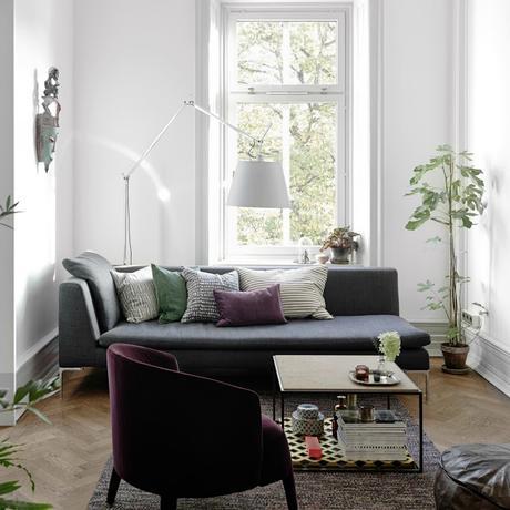 Sobriedad y diseño en un apartamento.