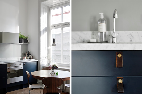 Sobriedad y diseño en un apartamento.