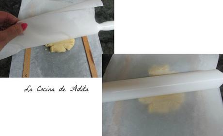 Galletas de vainilla, rellenas de albaricoque