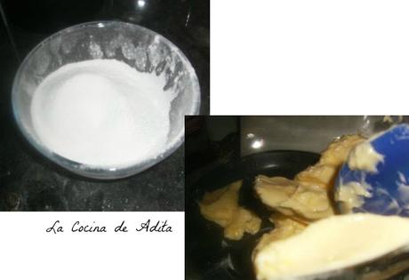 Galletas de vainilla, rellenas de albaricoque