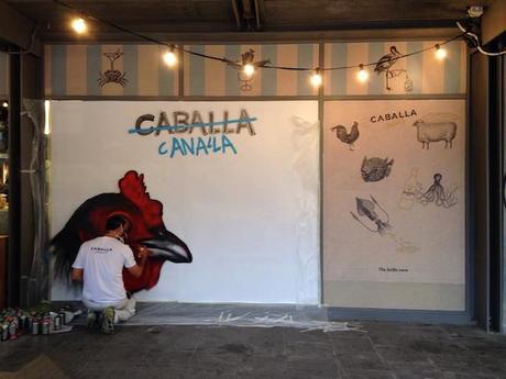 caballa canalla bcn graffiti
