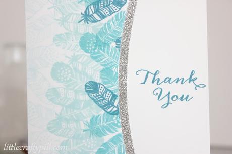 Ombre card with Wplus9 stamps Ombre card with Wplus9 stamps