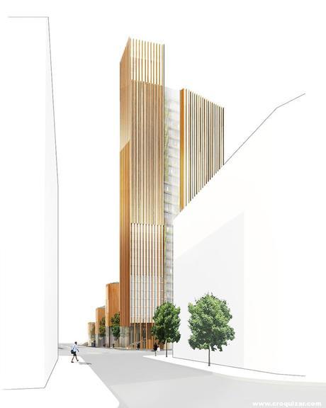 NOT-061-MGA y DVVD proponen el edificio de madera más alto del mundo en París-1