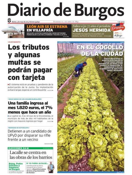 Una huerta en en medio de la ciudad