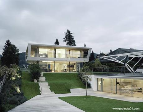 Ultramoderna casa de vacaciones en Austria.