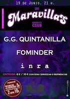 Concierto de Fominder, Inra y G.G. Quintanilla en Maravillas club