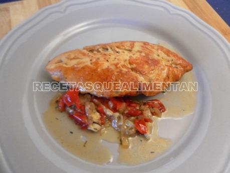 PECHUGA DE POLLO A LAS FINAS HIERBAS EN OLLA RÁPIDA