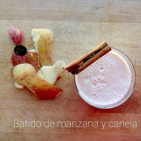 Batido de manzana y canela
