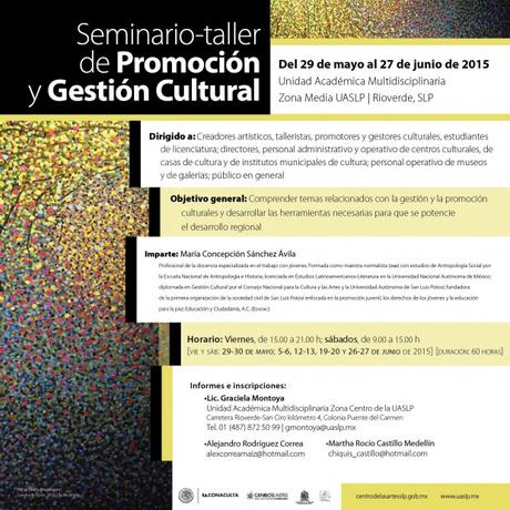 SEMINARIO GESTIOìN CULTURAL_ZONA MEDIA_CEART 2015