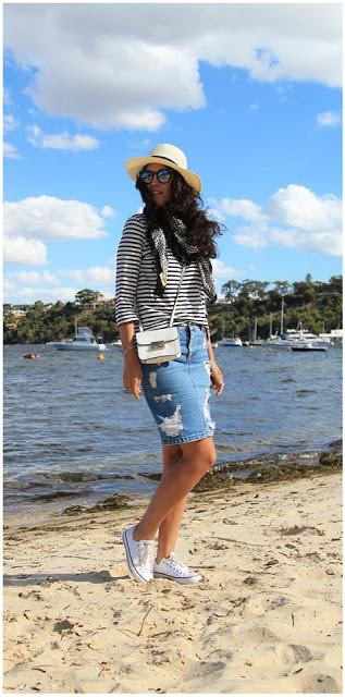 STREET STYLE INSPIRATION; STRAW HATS.-