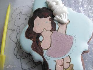 GALLETAS MAGNOLIA PINTADAS Y EFECTO PIEDRA (TUTO)