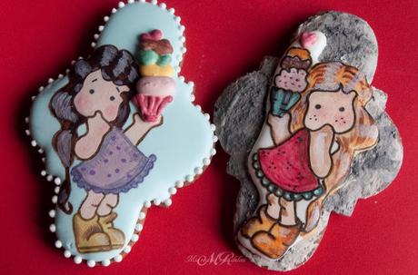 GALLETAS MAGNOLIA PINTADAS Y EFECTO PIEDRA (TUTO)