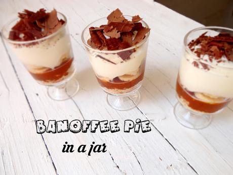 Banoffee Pie in a Jar (Tarta Banoffee en vasitos)