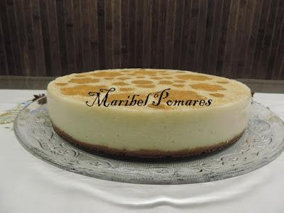 Tarta de arroz con leche.