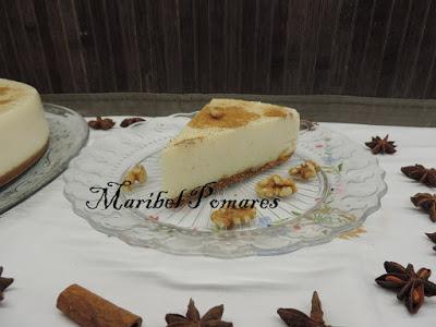 Tarta de arroz con leche.