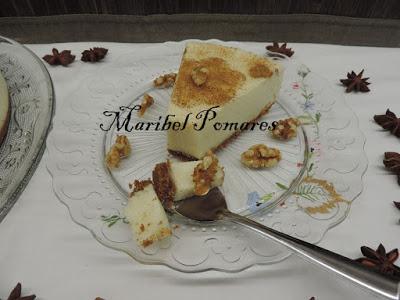 Tarta de arroz con leche.