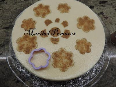 Tarta de arroz con leche.