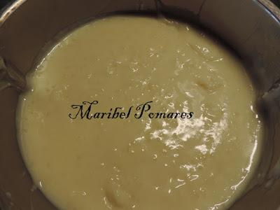 Tarta de arroz con leche.