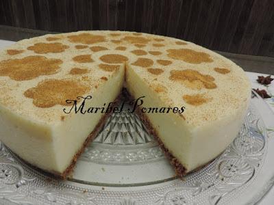 Tarta de arroz con leche.