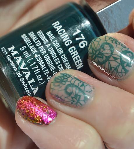 Manicura de la semana / Nails of the Week: MAVALA Racing Green