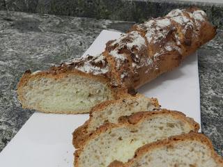 BAGUETTE DE PAN DE LECHE Y NUECES SIN GLUTEN