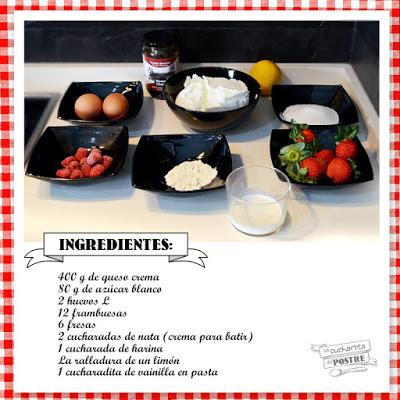 CUPCAKES DE TARTA DE QUESO CON FRUTOS ROJOS / RED BERRIES CHEESECAKE CUPCAKES