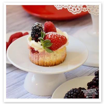 CUPCAKES DE TARTA DE QUESO CON FRUTOS ROJOS / RED BERRIES CHEESECAKE CUPCAKES