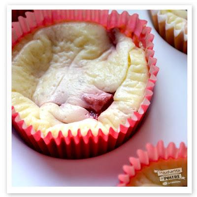 CUPCAKES DE TARTA DE QUESO CON FRUTOS ROJOS / RED BERRIES CHEESECAKE CUPCAKES