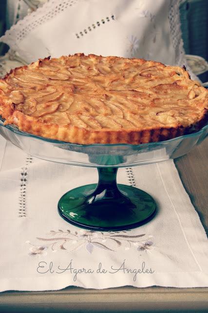 tarta de manzana, tarta de manzana sin base