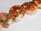Brochetas gambas