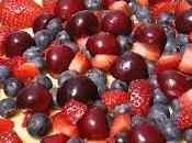 Tarta crema frutos rojos