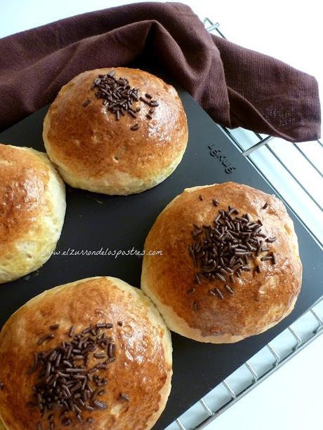 Tropézienne rellemos de Chocolate Tropézienne rellemos de Chocolate