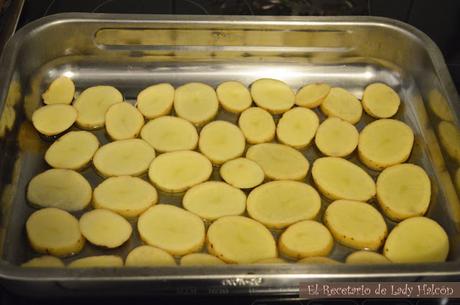 Lubina al horno con patatas