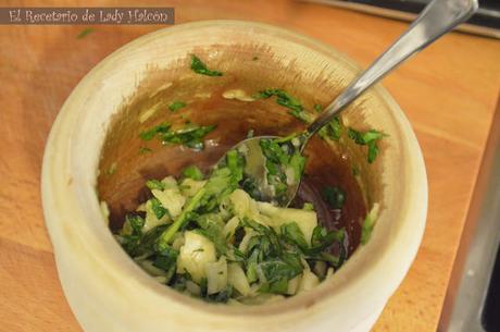 Lubina al horno con patatas