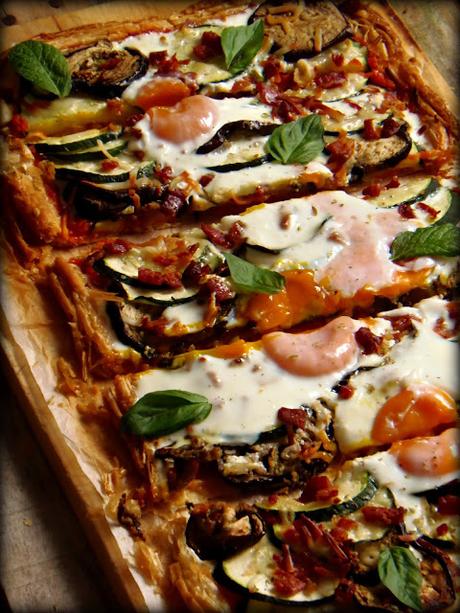 HOJALDRE CON VERDURAS Y HUEVOS (COCINA DE APROVECHAMIENTO)