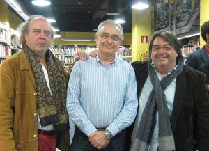 Con Xavier Güell y Jesús Ruiz Mantilla