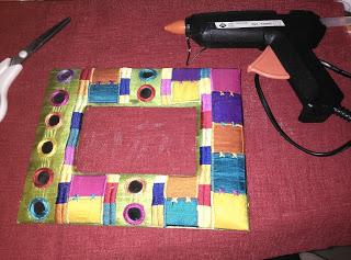 DIY: Forrado de cuadro con tela