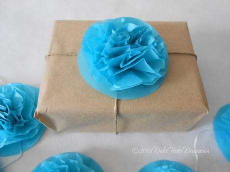 Diy Flores de papel de seda