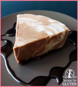 Tarta de queso marmolada (Sin Gluten, Sin Huevo, Sin Lácteos)